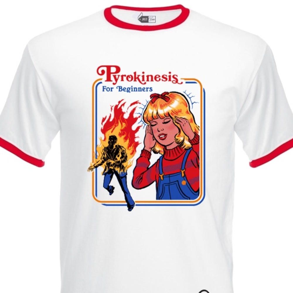 Pyrokinesis For Beginners Ringer Shirt
